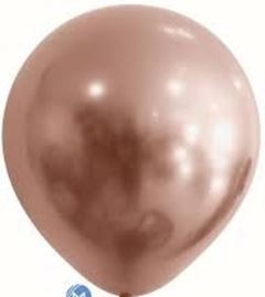 BALAO 9 PARTY ROSE GOLD CROMADO JOY C/25