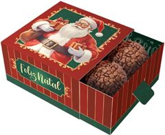 CAIXA GAVETA 4 DOCES NOEL PC/10UN