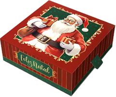 CAIXA GAVETA 9 DOCES NOEL PC/10UN