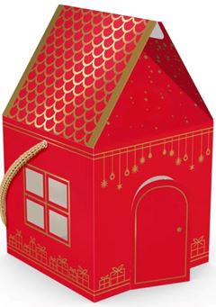 CAIXA PANETONE CASA NATAL LUZ PC/10UN