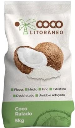 COCO RALADO UMAD FLOCADO LITORANEO 5KG