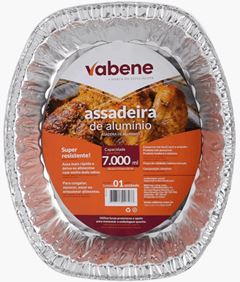 ASSADEIRA OVAL ALTA VABENE 7000ML CX24