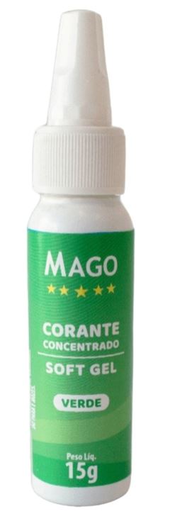 MAGO CORANTE SOFT GEL VERDE NATAL 15G