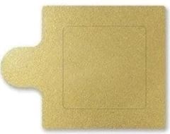 BASE QUADRADA OURO 23CM 20X1