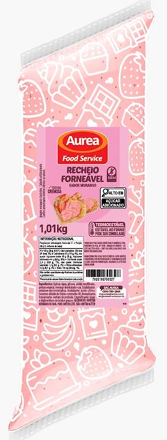 RECHEIO FORNEAVEL MORANGO AUREA 1,01KG