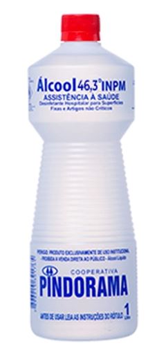 ALCOOL ETILICO HIDR 46,3 PINDORAMA 1L