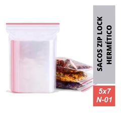 SACO PLASTICO ZIP TALGE N01 5X7 C/15