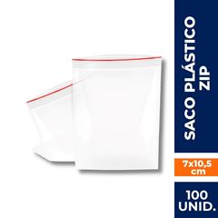 SACO PLASTICO ZIP TALGE N03 7X10,5 C/10