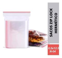 SACO PLASTICO ZIP TALGE N04 8,5X12,5
