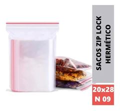 PLASTICO ZIP TALGE N09 20X28 C/100