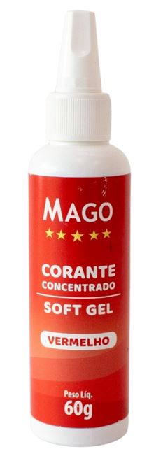 MAGO CORANTE SOFT GEL VERMELHO NATAL 60G