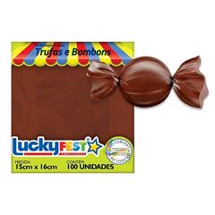 LUCKYFEST EMB TRUFA DOCE LEITE PC/100
