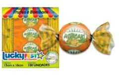 LUCKYFEST EMB TRUFA SABOR ABACAXI PC/100