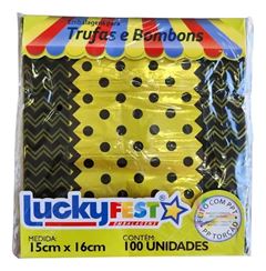 LUCKYFEST EMB TRUFA POA PRET/AMAR PC/100