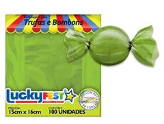 LUCKYFEST EMB TRUFA LISA VERD PISTACHE PC/100