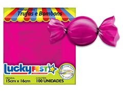 LUCKYFEST EMB TRUFA LISA ROSA CHICLETE PC/100