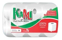 PAPEL TOALHA ROLO KAMI 100%CEL FD6X120