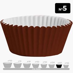 FORMA DE PAPEL N.5 MARROM PC10X100UN