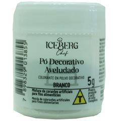 ICEBERG PO DECOR AVELUD BRANCO 5G