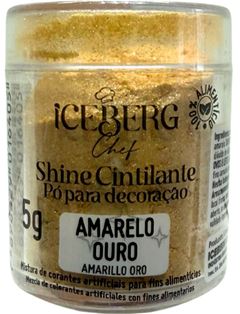 ICEBERG PO DECOR CINTILANTE AM OURO 5G