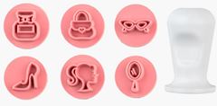 BLUESTAR KIT CARIMBO FEMININO ROSA B 2CM