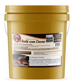 ADM RECHEIO CREMOSO AVELA C/CACAU CHEF CONFEITEIRO 3KG