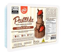 MIX PASTA AMERICA MARROM CHOC BELGA 800G