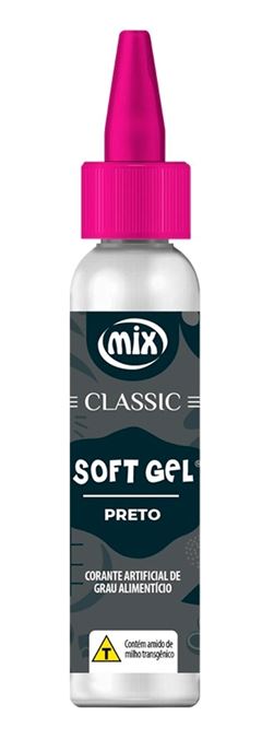 MIX SOFTGEL CLASSIC CORANTE PRETO 25G