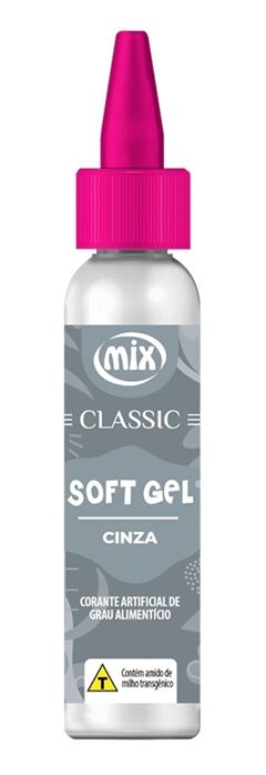 MIX SOFTGEL CLASSIC CORANTE CINZA 25G