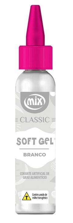 MIX SOFTGEL CLASSIC CORANTE BRANCO 25G