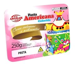 ARC PASTA AMERICANA ARCOLOR PRETA 250G