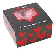 CAIXA 4 DOCES GAVETA C/VISOR AMOR CLASSI