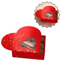 CAIXA CORACAO 9 DOCES VISOR AMOR CLASSIC