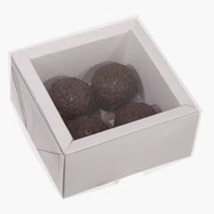 CAIXA ALTA C/MOLDURA 4 DOCES BRANCO