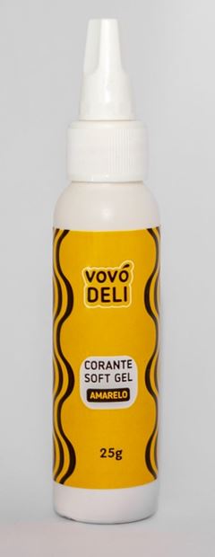 VOVODELI CORANTE SOFTGEL AMARELO GEM 25G