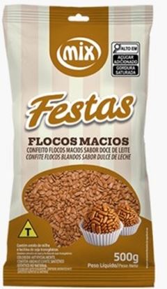 MIX CONFEITO FLOCOS MACIO DOCE DE LEITE 500G