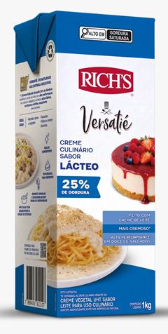 RICH VERSATIE CREME CULINARIO 25% UHT 1KG