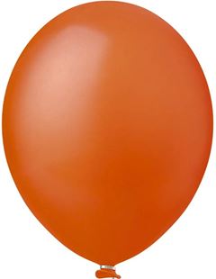 BALAO RED 9 LISO LARANJA HAPPY DAY C/50