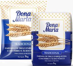 FARINHA DE TRIGO S/ FERMENTO DONA MARIA 10X1 KG PASTLICO