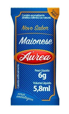SACHE MAIONESE AUREA 6G CAIXA COM 189 UNIDADES
