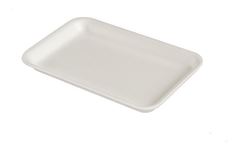 BANDEJA DE ISOPOR, COPOBRAS, B2 CRL, TAMANHO 210X140X18, FARDO COM 400 UNIDADES.