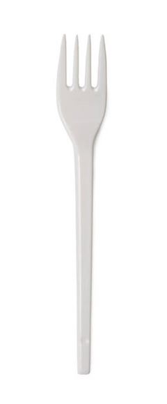 GARFO REFEIÇÃO LINHA LEVE, BRANCO, STRAWPLAST, CAIXA COM 20 PACOTES DE 50 UNIDADES