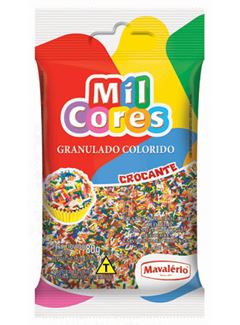 GRANULADO CROCANTE, MAVALÉRIO, COLORIDO, 80G