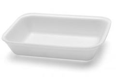 BANDEJA DE ISOPOR PREMIUM, COPOBRAS, CF-52, TAMANHO 160X110X33MM,  FARDO 400 UNIDADES