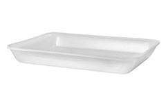 BANDEJA DE ISOPOR RASA, COPOBRAS, CR-006, TAMANHO 307X104X14MM, FARDO COM 400 UNIDADES